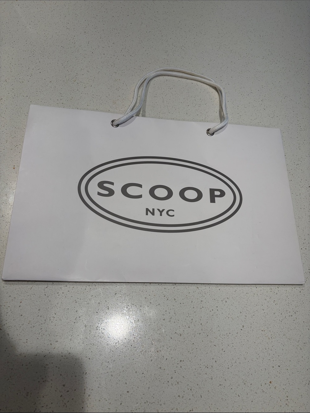 Vintage Paper SCOOP NYC Shopping Bag